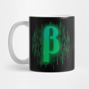 Greek Beta - Bluey Green Mug